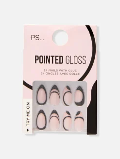 Primark Faux Ongles|Faux Ongles French Manucure à Motif Tourbillon PS...