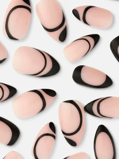 Primark Faux Ongles|Faux Ongles French Manucure à Motif Tourbillon PS...