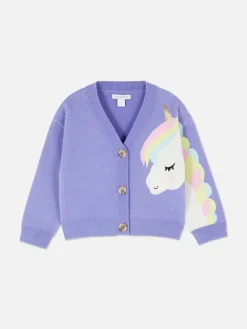 Enfant Primark Pulls Et Gilets|Gilet à Col En V Et Motif Licorne