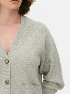 Femme Primark Pulls Et Gilets|Gilet Boyfriend En Maille à Col En V