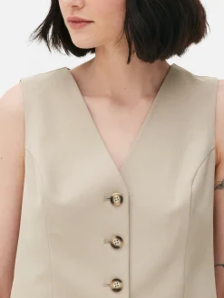 Femme Primark Blazers|Gilet De Costume Ajusté Boutonné