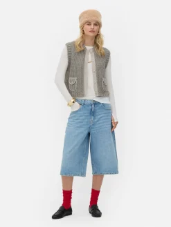 Femme Primark Pulls Et Gilets|Gilet De Costume En Maille Rita Ora