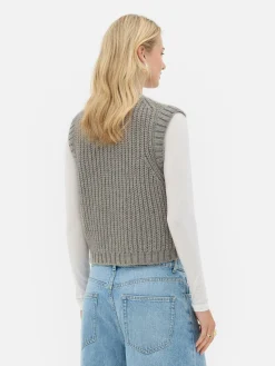 Femme Primark Pulls Et Gilets|Gilet De Costume En Maille Rita Ora