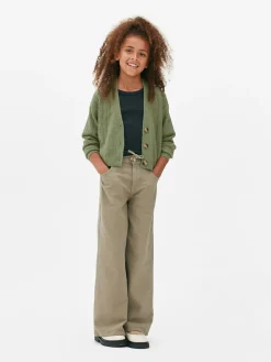 Enfant Primark Pulls Et Gilets|Gilet En Pointelle à Col En V