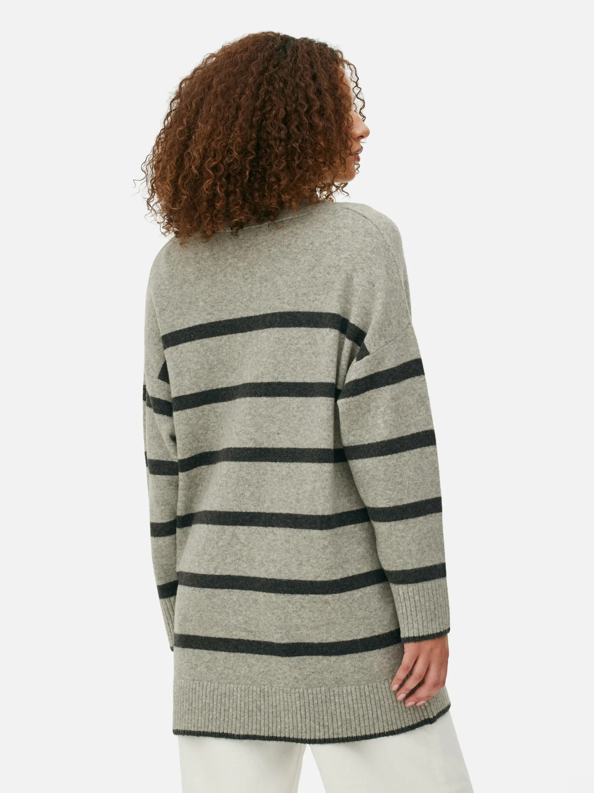 Femme Primark Pulls Et Gilets|Gilet Long à Rayures