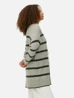 Femme Primark Pulls Et Gilets|Gilet Long à Rayures