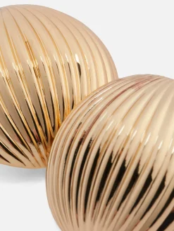 Femme Primark Bijoux|Grands Clous D'oreilles Striés Rita Ora