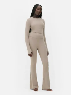 Femme Primark Vêtements De Sport|Haut Court De Sport à Manches Longues En Tissu Ultra-doux Rita Ora