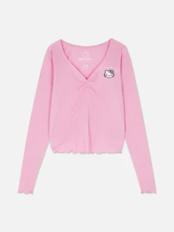 Femme Primark Hauts De Pyjama|Haut De Pyjama En Pointelle Hello Kitty