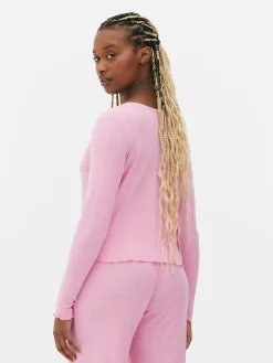 Femme Primark Hauts De Pyjama|Haut De Pyjama En Pointelle Hello Kitty