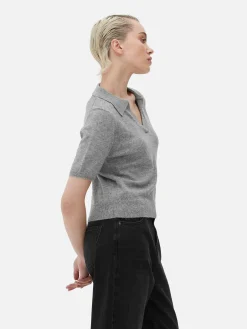 Femme Primark Pulls Et Gilets|Haut En Maille Fine à Col Et Manches Courtes