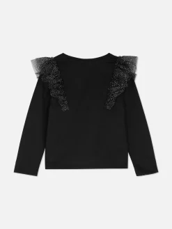 Enfant Primark Hauts Et T-Shirts|Haut En Tulle à Manches Longues Et Volants