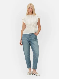 Femme Primark Chemises Et Blouses|Haut Sans Manches En Broderie Anglaise