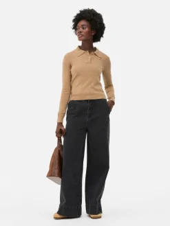 Femme Primark Pulls Et Gilets|Haut Tricoté à Col Et à Manches Longues