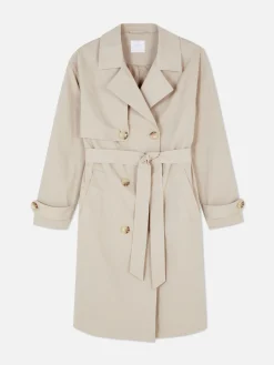 Femme Primark Manteaux Et Vestes|Imperméable à Double Boutonnage Et Ceinture