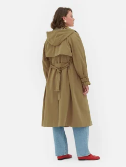 Femme Primark Manteaux Et Vestes|Imperméable Croisé à Capuche Rita Ora