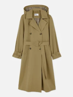 Femme Primark Manteaux Et Vestes|Imperméable Croisé à Capuche Rita Ora