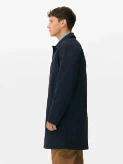 Homme Primark Manteaux Et Vestes|Imperméable Long à Boutonnage Simple