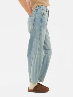 Femme Primark Denim|Jean|Jean Barrel Effet Vieilli