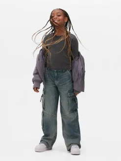 Enfant Primark Jean|Jean Cargo à Effet Vieilli