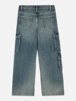 Enfant Primark Jean|Jean Cargo à Effet Vieilli