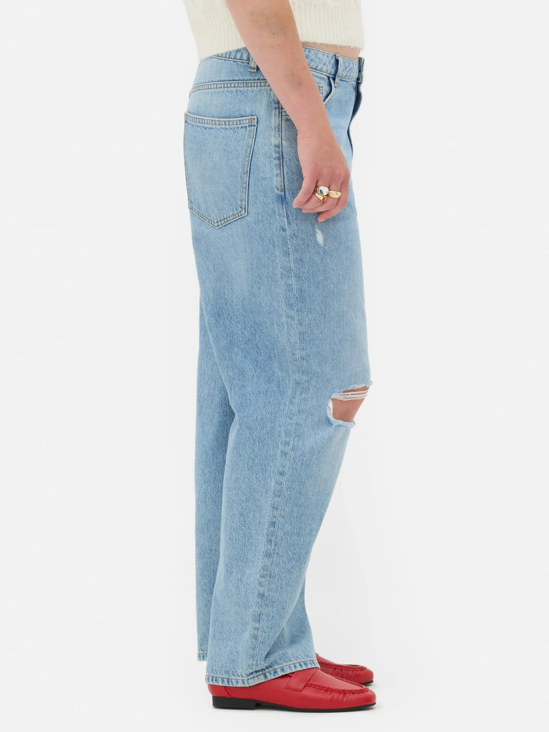 Femme Primark Jean|Jean Dad Déchiré Rita Ora