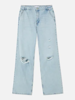 Femme Primark Denim|Jean|Jean Denim Ample à Effet Vieilli
