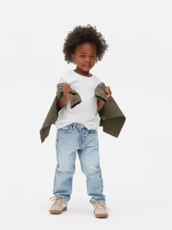 Enfant Primark Jean|Jean Denim Coupe Droite Effet Vieilli
