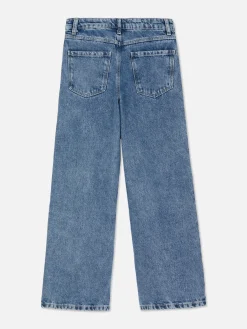 Enfant Primark Jean|Jean Denim Large Avec Motif étoile à Strass