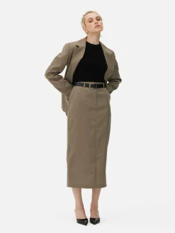 Femme Primark Jupes|Jupe Crayon Mi-longue Taille Haute