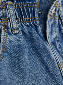 Enfant Primark Jupes|Jupe En Jean à Taille Froncée Effet Vieilli
