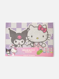Enfant Primark Loisirs Creatifs|Kit Broderie Diamant Par Numéro Hello Kitty Et Kuromi