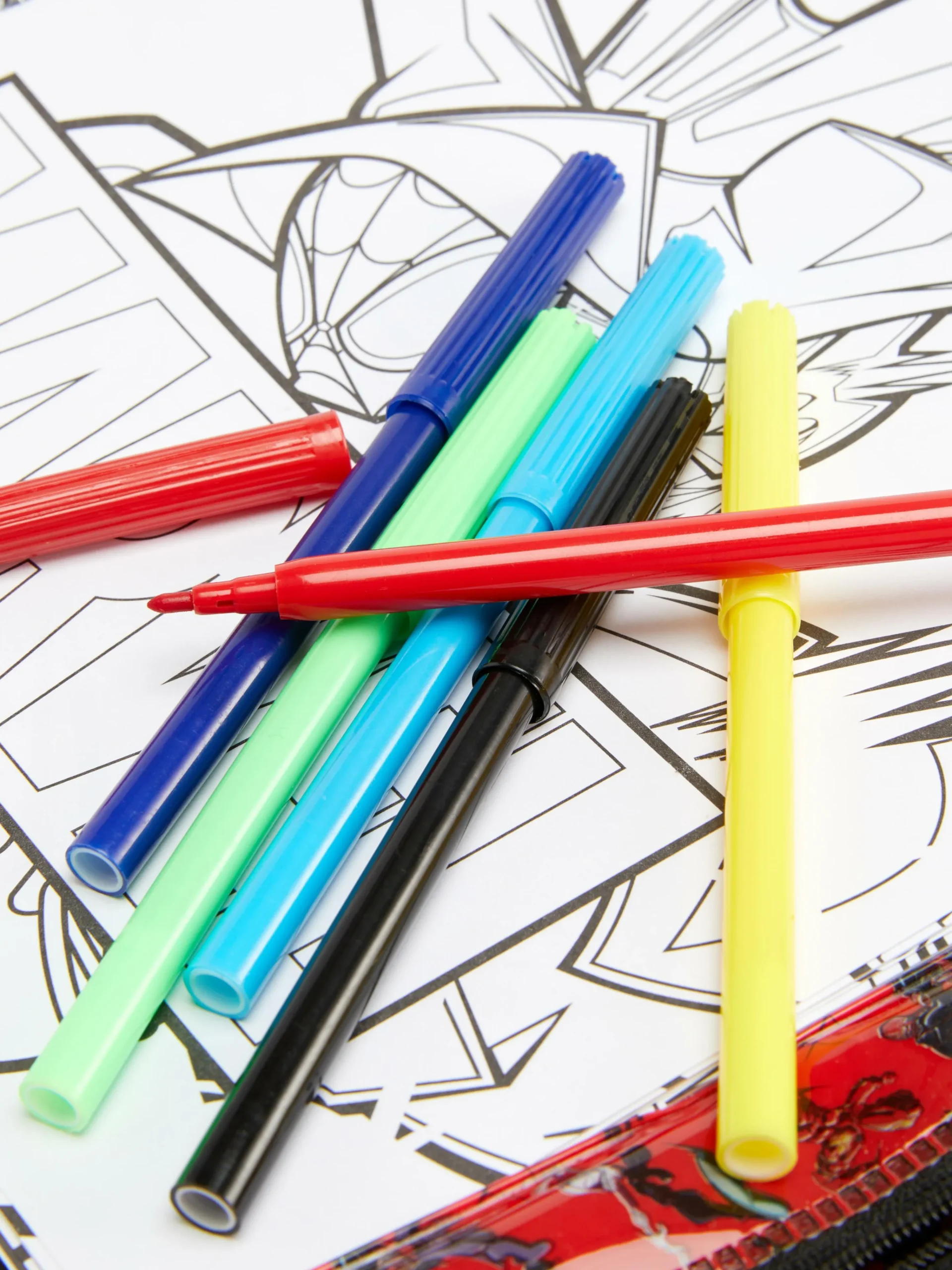 Enfant Primark Loisirs Creatifs|Kit De Coloriage Marvel