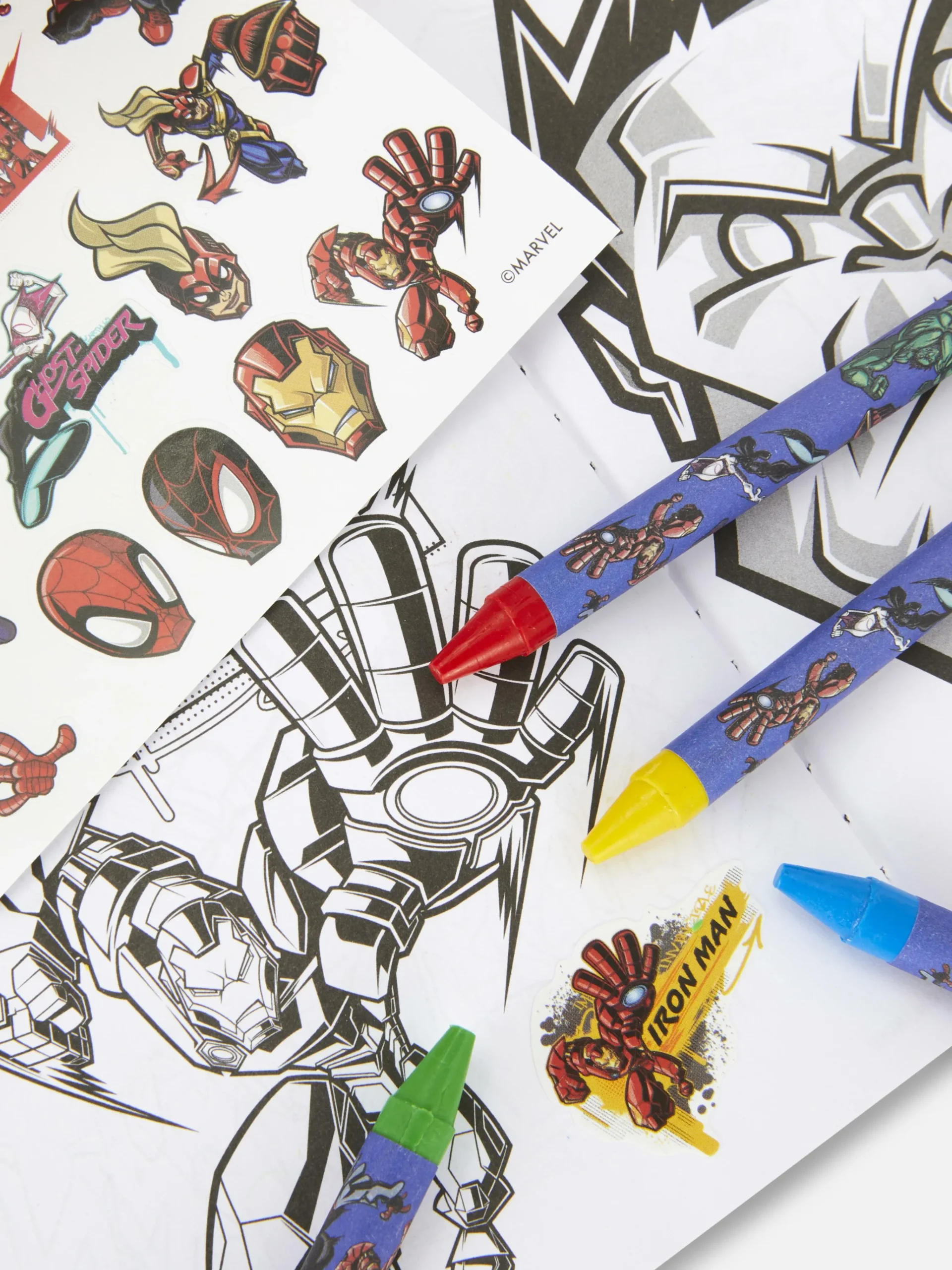 Enfant Primark Loisirs Creatifs|Kit De Coloriage Marvel Avengers