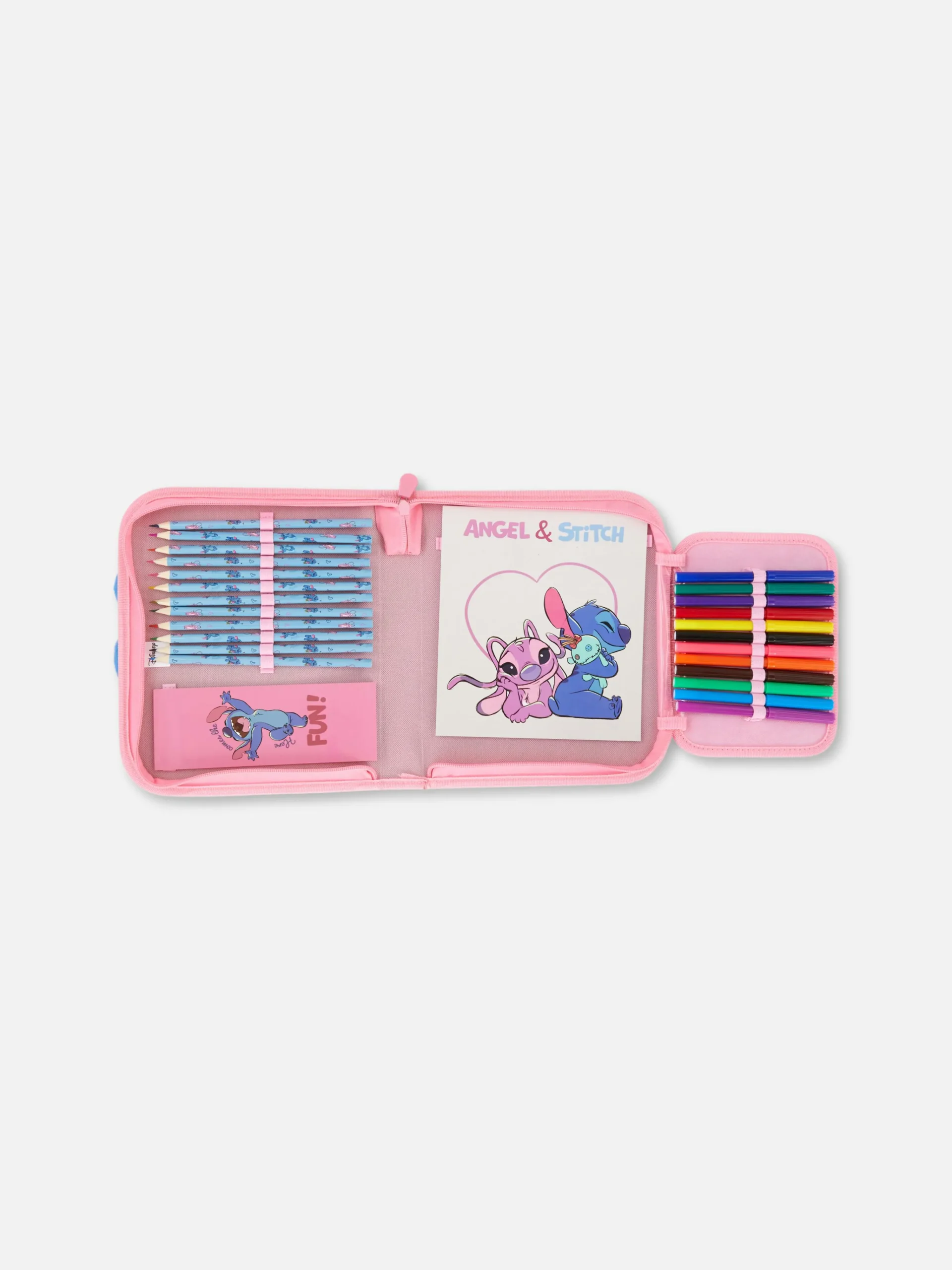 Enfant Primark Crayons De Couleur|Kit De Fournitures De Bureau Disney Stitch & Angel