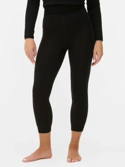 Femme Primark Collants|Pantalons Et Leggings|Legging Court Doublé En Velours