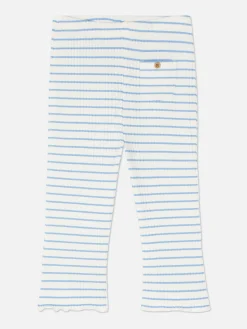 Primark Pantalons Et Leggings|Legging évasé Côtelé à Rayures