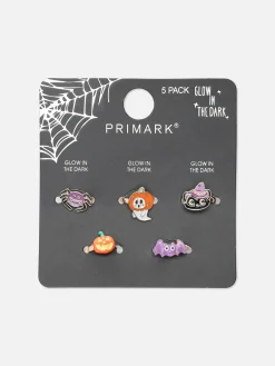 Enfant Primark Déguisements Halloween Pour Enfants|Accessoires Halloween|Lot De 5 Bagues Phosphorescentes Halloween