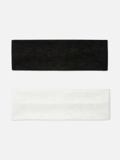 Femme Primark Accessoires Cheveux|Lot De 2 Bandeaux En Dentelle