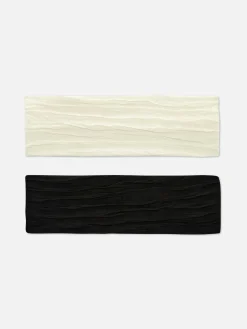 Femme Primark Accessoires Cheveux|Lot De 2 Bandeaux Larges