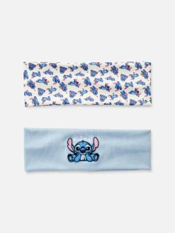 Femme Primark Accessoires Cheveux|Lot De 2 Bandeaux Stretch Disney Lilo & Stitch