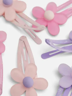 Enfant Primark Accessoires Cheveux|Lot De 6 Barrettes à Fleurs