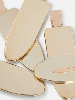 Femme Primark Accessoires Cheveux|Lot De 5 Barrettes Extra-larges Sans Dents