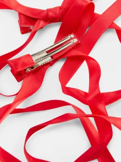 Femme Primark Accessoires Cheveux|Lot De 2 Barrettes Ornées D'un Nœud Long