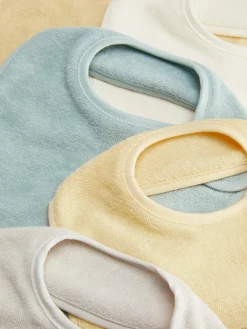 Enfant Primark Alimentation Et Sevrage|Lot De 5 Bavoirs En Tissu éponge Variés