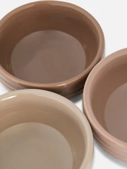 Primark Assiettes, Bols Et Plats|Art De La Table|Lot De 3 Bols émaillés Striés