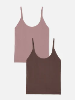 Femme Primark Sous-Vêtements Gainants|Lot De 2 Caracos Décolletés