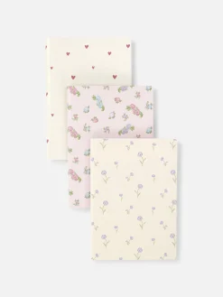 Enfant Primark Carnets|Lot De 3 Carnets A5 à Motif Floral