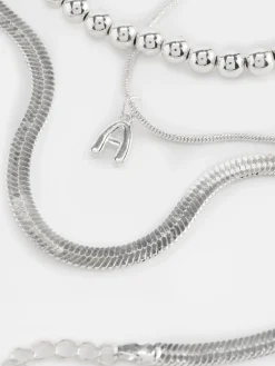 Femme Primark Bijoux|Lot De 3 Chaînes De Cheville Infinité Et Initiale