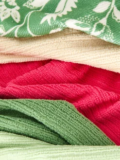 Primark Art De La Table|Lot De 5 Chiffons De Ménage Côtelés